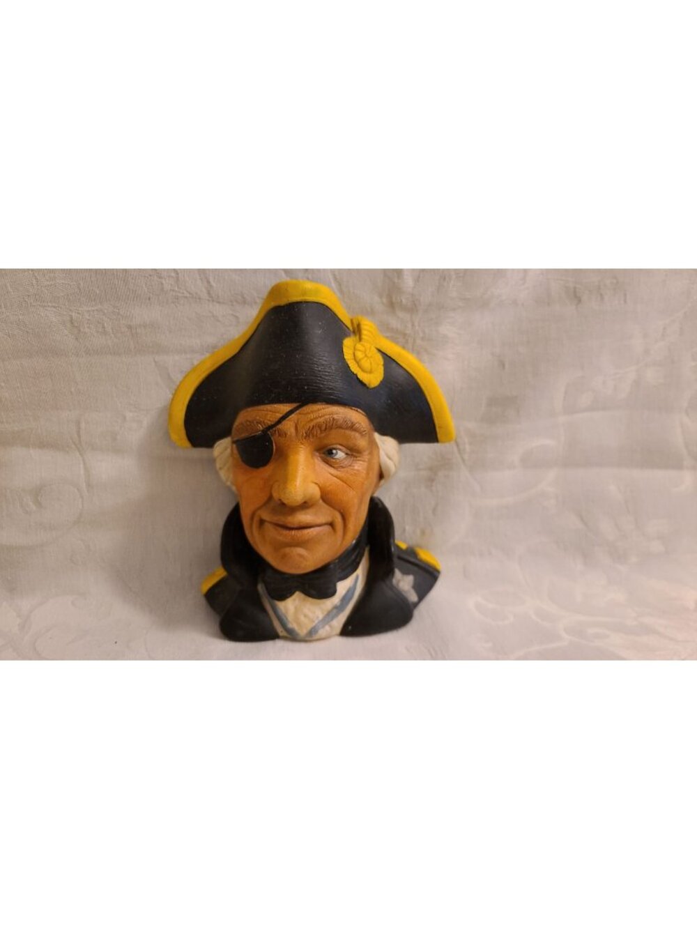 Vintage Bossons Chalkware Head British Admiral Lord Horatio Nelson Wall Plaque
